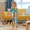 thumbnail image 5 of BZSMCE Unisex Pajama Set Snug-Fit Cotton Sleepwear Rustic Starscape Printed, 5 of 7