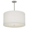 thumbnail image 6 of Meyda 152359 32 in. Cilindro Papel Blanco Pendant, Brushed Nickel No.149915 White Paper Shade, 6 of 7
