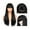 18inches, variant on Human Hair Wigs with Bangs 18-36 Inches Straight Non Lace Wig for Women