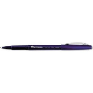 United Stationers Supply B1448868 Universal One Porous Point Stick Pen - Blue Ink - Medium - Pack of 12