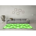 thumbnail image 3 of Ahgly Company Indoor Square Abstract Green Modern Area Rugs, 3' Square, 3 of 4