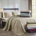 thumbnail image 6 of Regency Heights Quebec 3 Piece Bedspread Set Lightweight Reversible Bedding Set, Full, Seafoam, 6 of 13