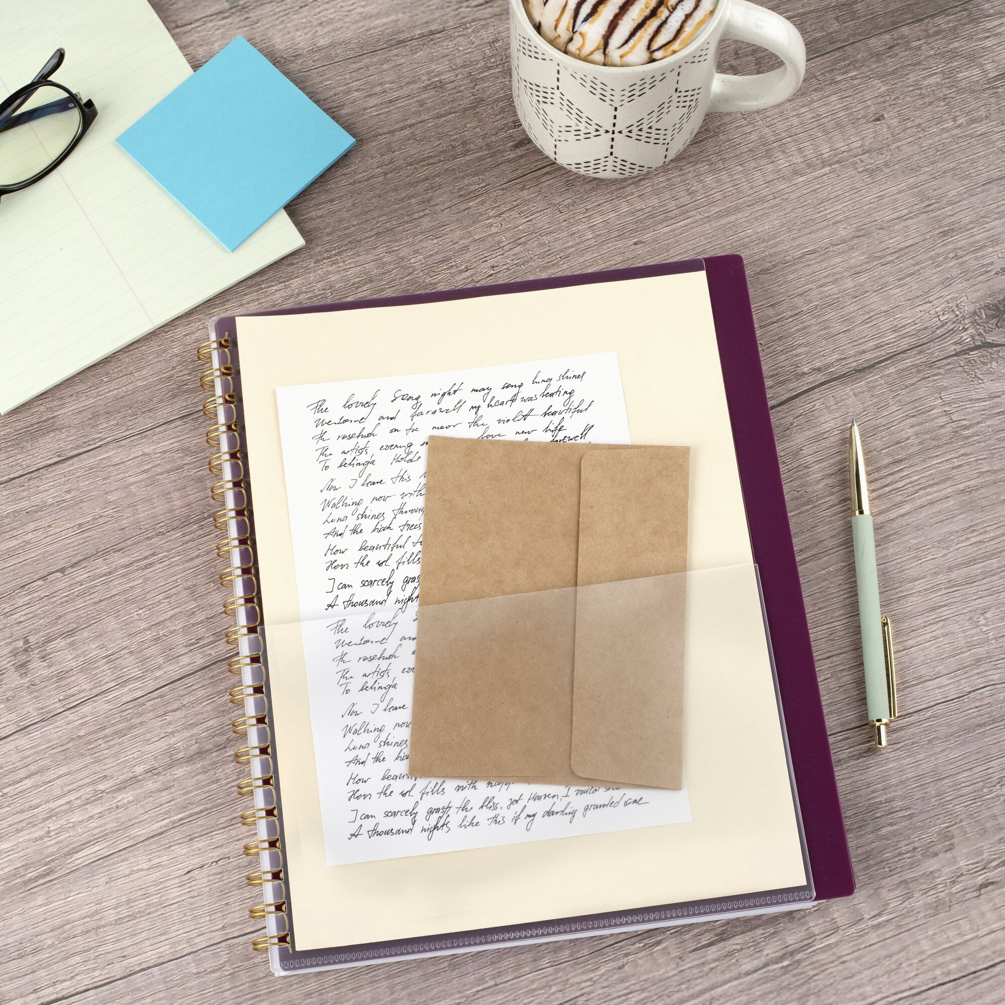 AT-A-GLANCE Harmony 2027 Weekly Monthly Planner Mulberry Large 8 12 x 11 -