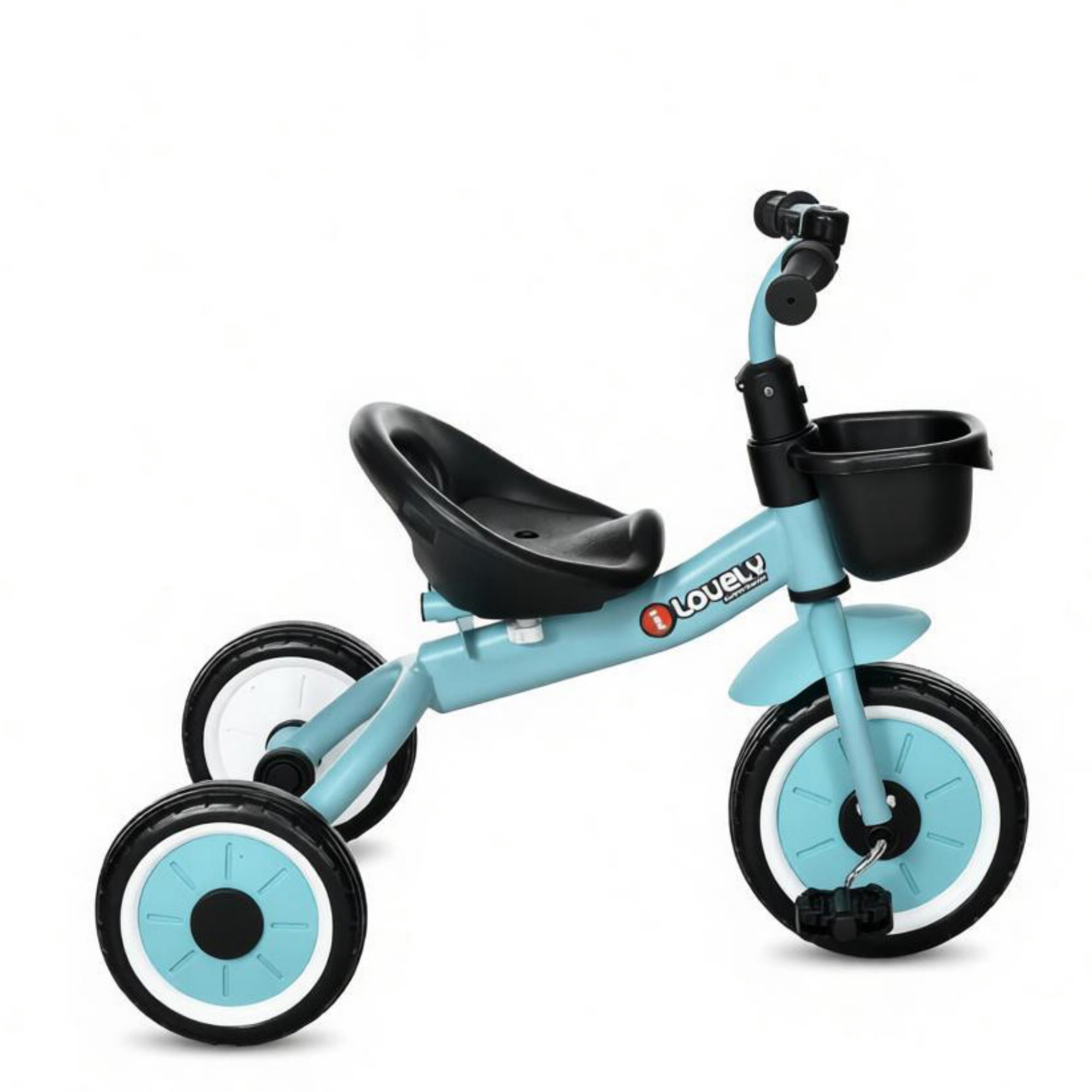 3-Wheel Toddler Tricycle: Kids Bike for Children 2-5 Years Old, Blue