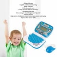 thumbnail image 3 of Computadora Portátil Bilingüe De Aprendizaje Para Niños, Función De Música En Inglés Y Español, Material ABS Para Releer El Teclado, Para Niños, Máquina Educativa Temprana, 3 of 7