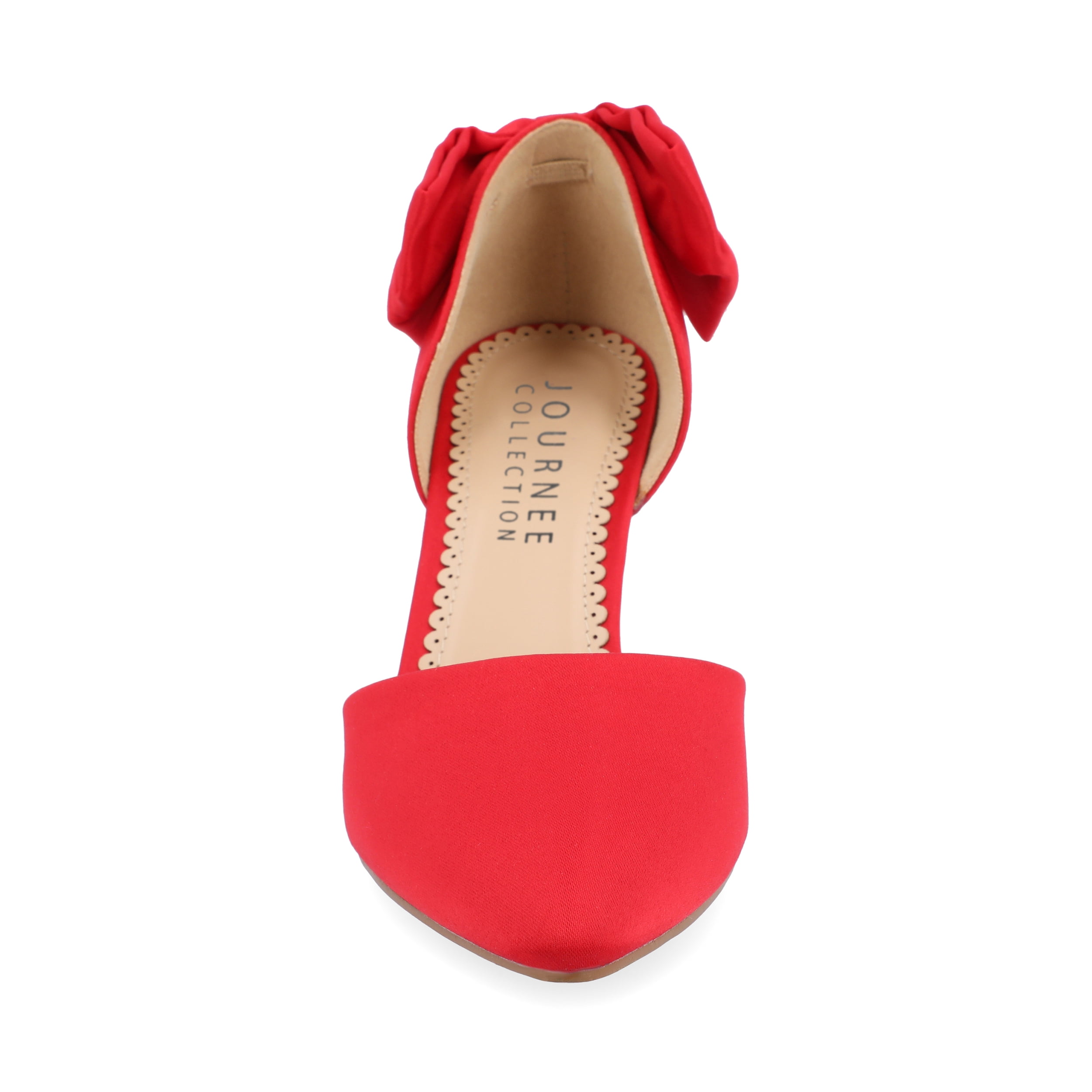 Journee Womens Tanzi Pointed Toe Mid Heel Evening Pumps