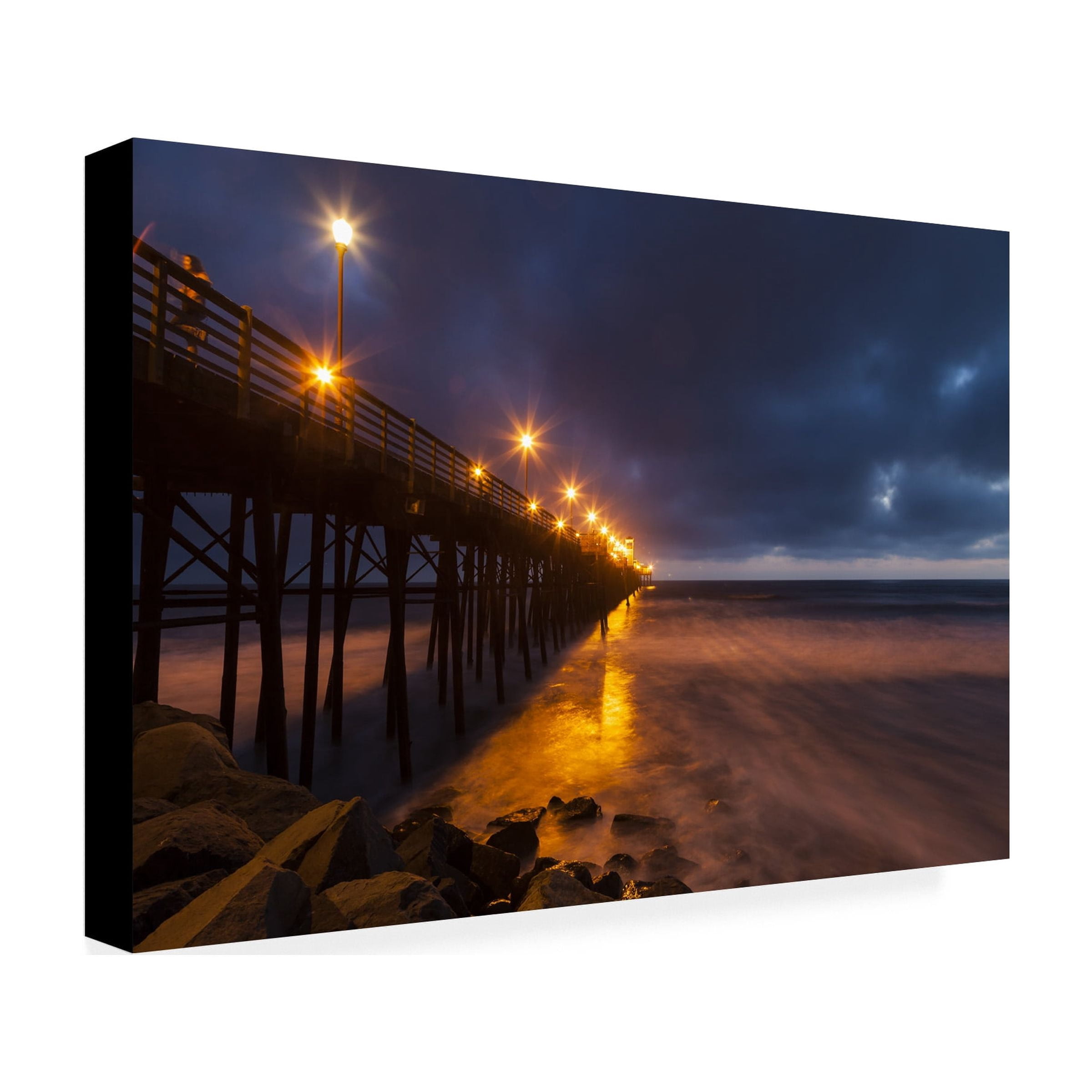 Trademark Fine Art Chris Moyer 'Night Side' 30 x 47 (ALI0768-C3047GG)