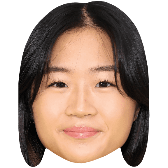 Erica Ha (Dark Hair) Big Head. Larger than life mask.