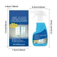 thumbnail image 3 of Glass Cleaner Spray Degreasing | Streak-Free Household Glass Cleaning | 120ml Bottle | Fast-Drying, Deep Stain Removal | Easy Grip | Shatter-Resistant Plastic | Home Windows, Mirrors, 3 of 9