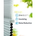 thumbnail image 5 of Chicology Day and Night Cordless Cellular Shade, Light Grey - 53.25"W x 72"H, 5 of 7