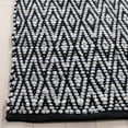 thumbnail image 3 of SAFAVIEH Montauk Carina Diamond Runner Rug, Grey/Black, 2'3" x 9', 3 of 8
