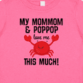 thumbnail image 4 of Inktastic Mommom and Poppop Love Me Grandson Boys or Girls Baby T-Shirt, 4 of 5