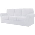 thumbnail image 1 of CHUN YI Stretch Checks Spandex Sofa Cover Separate Backrests Cushions Cover Slipcover, 1 of 5