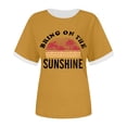 thumbnail image 3 of Xuewenshw T-Shirt à Col Rond Imprimé Élégant pour Femmes, 3 of 3