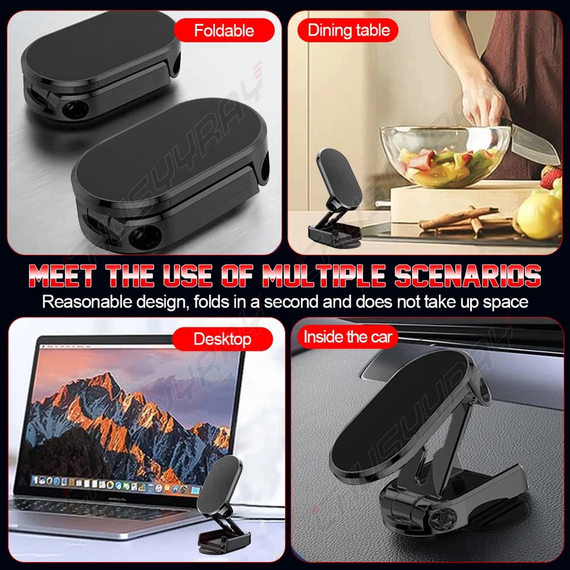 BUTTERFLY- 360° Universal Adjustable Phone Tablet Desktop Stand Desk Holder Mount Cradle