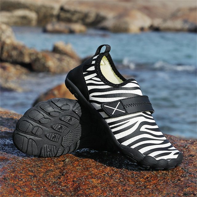 Chaussures d'Eau pour Enfants, Chaussures de Natation à Semelles Souples, Chaussures d'Eau