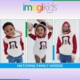 thumbnail image 3 of Disney Mickey Mouse Fleece Matching Family Pullover Hoodie Buffalo Plaid Toddler to Big Kid, 3 of 5
