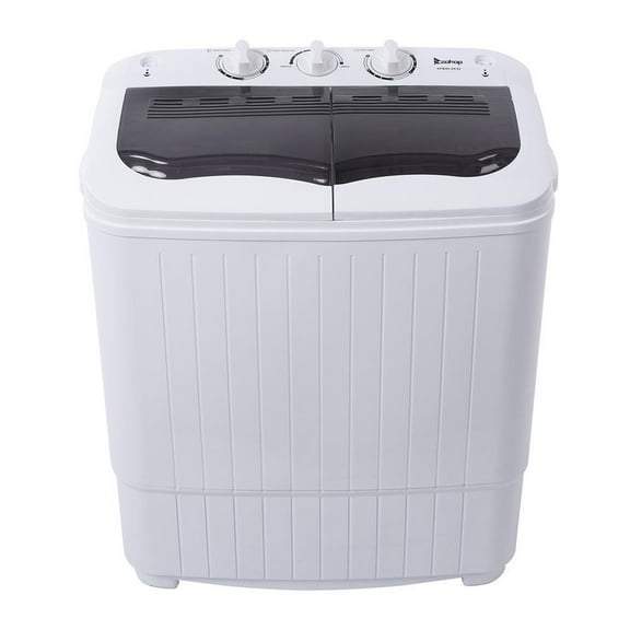 Zokop 14.3lbs Semi-Automatic Washing Machine Laundry Spin Drain Apartment Home