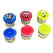Scentos Scented Slime Multi-Color ، تفضل حفلة عيد الميلاد ، 6 Count