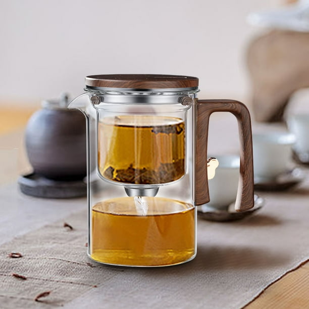 Jarras, taza flotante, tetera, separador de té, preparación de té en casa, infusor magnético, filtro de vidrio, tetera, juego de té, hervidor de agua