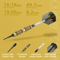 thumbnail image 2 of Viper Wizard Soft Tip Dart Set, 18 Grams, Purple and Black, 2 of 10