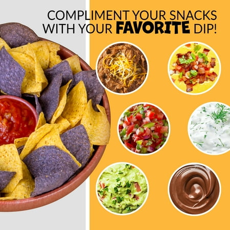 Taco Tuesday - TTTCSB10BR Tortilla Chip & Salsa Bowl - Brown
