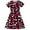 Multicolor1, variant on Isvgxsz New Summer Dresses for Girls Fashion Print A-Line Midi Dress Short Sleeve Crew Neck Breathable Flower Girl Dresses 11-12 Years（160） Multicolor1