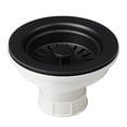 thumbnail image 2 of Kraus PST1-BL Kitchen Sink Basket Strainer, Black, 2 of 4