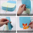 thumbnail image 4 of kit De Couture Pour Enfants (renard Bleu), Kit De Bricolage Pour Petites Filles, Kit De Bricolage En Non-tiss Avec Fil, Aiguille Et Accessoires, J, 4 of 5