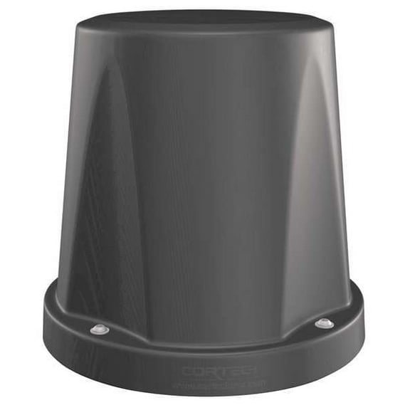 Cortech Floor Mounted Stool, Polyethylene Black 7901BK