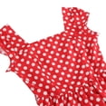 thumbnail image 4 of Ovzne Robes pour Femmes Robe pour Femme Robe en Maille à Manches Courtes Brodée Rétro Robe à Manches Courtes Robe de Vacances en Solde, 4 of 7