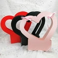 thumbnail image 3 of Hollow Heart Shape Flower Packaging Box Handy Decorative Elegant DIY Flower Basket Holiday Supplies, 3 of 8