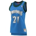thumbnail image 2 of Women's Mitchell & Ness Kevin Garnett Blue Minnesota Timberwolves  Hardwood Classics Swingman Jersey, 2 of 3