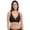 Noir, variant on Womens Daisy Lace Wirefree Bralette, M, Blush