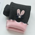 thumbnail image 2 of Tanhomme Girls Leggings Thick on Fleece Lined Girls Pants Warm Stretchy Thermal Tights Pants GirlsLeggings Autumn Winter Thickened Cotton Pants Children Plush Cotton Pants Big Kids Warm Winter, 2 of 4