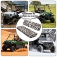 thumbnail image 5 of ZIATUBLES 2-Pack UTV Seat Covers, Universal Waterproof Scratch-Resistant Front Bench Protector Set for Mule, Easy Install Clean Deocr Accessory, Gray Leopard Print, 5 of 8