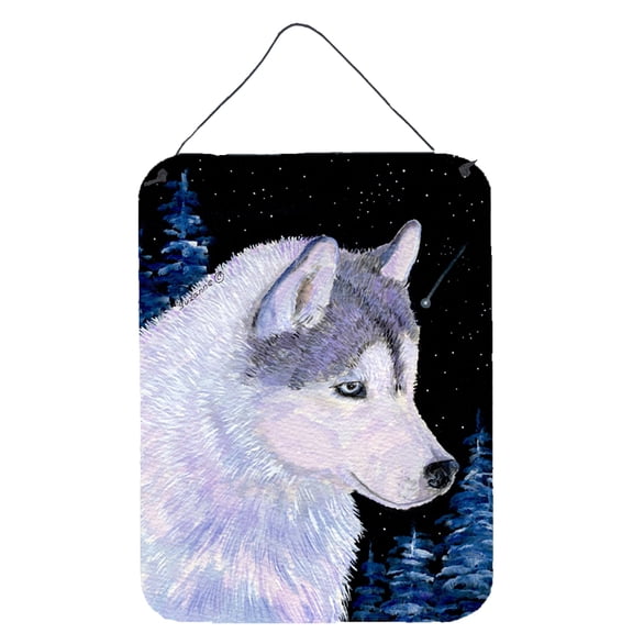 Caroline's Treasures SS8617DS1216 Siberian Husky Wall or Door Hanging Prints, 12x16, multicolor