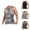 Grey, variant on Sauna Waist Trainer Vest for Men Sweat Vest with Trimmer Belt Body Shaper Athletic Workout Gym Tank Top