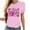 ZQR8_Pink, variant on VKOYWKM Pink Ribbon Shirt for Women Breast Cancer Awareness Shirts Inspirational Short Sleeve Tee Tops Casual Crew Neck Fight Cancer T Shirts