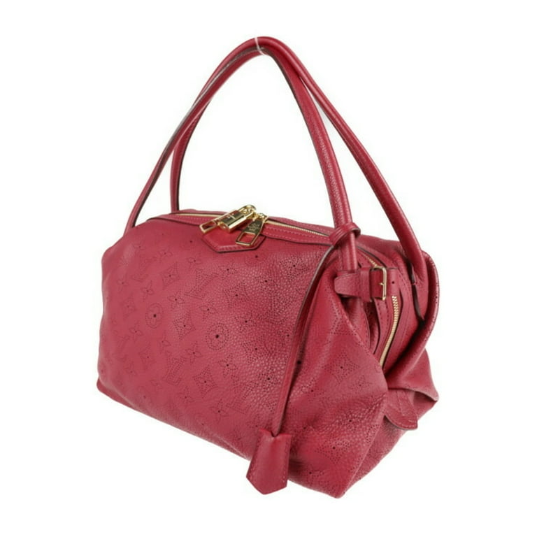 Red Louis Vuitton Monogram Mahina Galatea PM Shoulder Bag