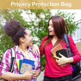 thumbnail image 5 of Bolsa de almacenamiento de servilletas sanitarias, bolsa para copa menstrual, soporte para almohadilla de lactancia, bolsas de tampones, bolsas de productos femeninos, bolsa portátil para kit de perí, 5 of 5