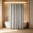 thumbnail image 6 of Antqov Shower Curtains for Bathroom, 32x71" Waterproof Stones Patterns Glitter Shower Curtain with Hooks Washable Bathroom Curtain for Bathroom Home Supplies, 6 of 6