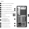 thumbnail image 5 of Dell 2026 Pro Desktop Computers Tower PC for Home & Business, Copilot AI, 14th Gen i3-14100 Processor, 64GB DDR5 RAM, 1TB PCIe SSD, Wi-Fi 6E, Bluetooth 5.3, DisplayPort, HDMI, USB-C, Windows 11 Pro, 5 of 9