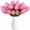 Pink, variant on HAOSHICS 10PCS Artificial Tulips Fake Holland Tulip Real Touch Bouquet Flowers Latex Tulips for Wedding Home Hotel Party Garden Decor (Pink)
