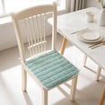 thumbnail image 6 of Ultra Thin Seat Cushion, Low Profile Portable Chair Pad for Hard Dining Chairs Office Floor, Folding Green Polyester Seat Cushion, 6 of 6