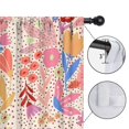 thumbnail image 4 of Blackout Kids Curtains,Pioneer Flower Childrens Insulated Curtains Set Of 2,Bedroom Essentials,Toddler Room Decor 52x84in(132x213cm), 4 of 4