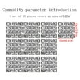 thumbnail image 2 of PEONAVET Wall Stickers 10pc Crystal Tile Stickers DIY Self-Adhesive Wall Stickers, 2 of 2