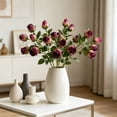 thumbnail image 5 of Artificial Flower Branch 21" Fake Silk Plant for Home Vase Wedding Hotel Decor Table Centerpiece,Hot Pink, 5 of 6