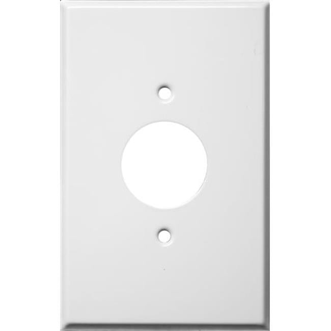 Stainless Steel Metal Wall Plates Oversize 1 Gang Single Receptacle