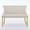 Beige + Velvet + Foam+Gold leg, variant on Dining Bench with Back,Upholstered Velvet Tufted 2-Seat,Handmade Buttons, Nailhead Trim &Silver Stainless Steel Legs Black
